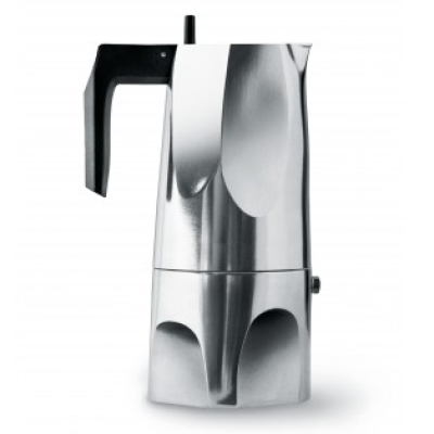 Alessi Ossidiana 6-cup Espresso Coffee Maker by Mario Trimarchi
