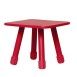 Fatboy Krukski red stool/low table & taupe cushion