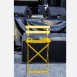 Fermob Bistro Bar Stool Folding - High Stool w/ Back & Foot Rest