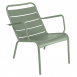 Fermob Luxembourg aluminium stacking low armchair - Designed By Frederic Sofia