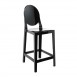 Kartell One More Barstool Rounded / Oval Back (65cm) by Philippe Starck