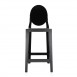 Kartell One More Barstool Rounded / Oval Back (65cm) by Philippe Starck