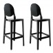 Kartell One More Barstools w/ Round/Oval Backrest (Set of 2)