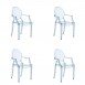 Kartell Lou Lou Ghost Chair (Set of 4)