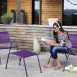 Fermob Monceau Low Armchair - A Compact, Garden Stacking Armchair