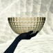 Guzzini Tiffany L Bowl - Transparent Plastic w/ Sparkling Colour Effects