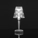 Kartell BATTERY Table Lamp metallic rechargeable - By Ferruccio Laviani