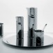 Officina Alessi Round Tray (18/10 Stainless Steel) - By Jean Nouvel