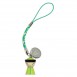 A di Alessi Mr. Chin Mobile Phone/Key Ring Charm - Yellow, Red, Green & Blue