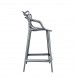 Kartell Masters Stool (65cm) - Titanium bar stools