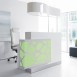 MDD ORGANIC Reception Desk with Illuminated Screen Front
