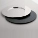Alessi Round Placemat MG03B Michael Graves in black stainless steel