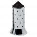 Alessi Salt Shaker by Michael Graves MGSAL in Blue, Black, White & White Ivory