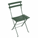 Fermob Bistro Duraflon Folding Chair - Cedar Green & Cotton White