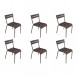 Fermob Luxembourg Dining Chairs (Set of 6) - FREE Shipping