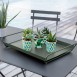Fermob The Basics Alto Tray - An Elegant Metal Tray for Outdoor Use