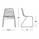 Magis Flux yellow Chair (Stacking) - Ideal for Outdoor/Indoor Use