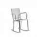 Emeco Hudson Rocking Armchair in Brushed or Polished Finish
