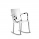 Emeco Hudson Rocking Armchair in Brushed or Polished Finish