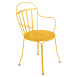 Fermob Louvre Armchair (Stacking) - Suitable for Outdoor Dining