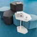 MDD Bazalto Table in Hexagonal Shape | FREE Shipping