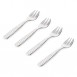 Alessi Colombina Fish Oyster & Clam Forks Set in 18/10 Stainless Steel
