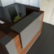 MDD TERA Reception Desk with Integrated Cable Ports