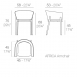 Vondom AFRICA Armchair (Set of 4) | Suitable for Outdoor Use