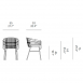 Raphia Aluminium Chair by Horm Casamania | LucidiPevere