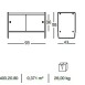 Magis Theca Short Sideboard - Low Sliding Doors (93x43x55cm)