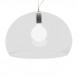 Kartell FL/Y Lamp Medium Transparent/Glossy Opaque (52cm dia)