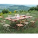 Fermob Caractère Folding Table (128x90cm) | Seating 6 People