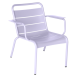 Fermob Luxembourg stacking lounge armchair aluminium - Designed By Frederic Sofia