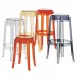 Kartell Charles Ghost Low 46cm Stacking Stool - Available in 6 Colours