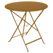 Fermob Bistro Folding Table Round Top (77cm) - With Parasol Hole