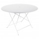 Fermob Bistro Folding Table 117cm dia Top - With Parasol Hole