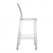Kartell One More Please Barstool Square Back (75cm) by Philippe Starck